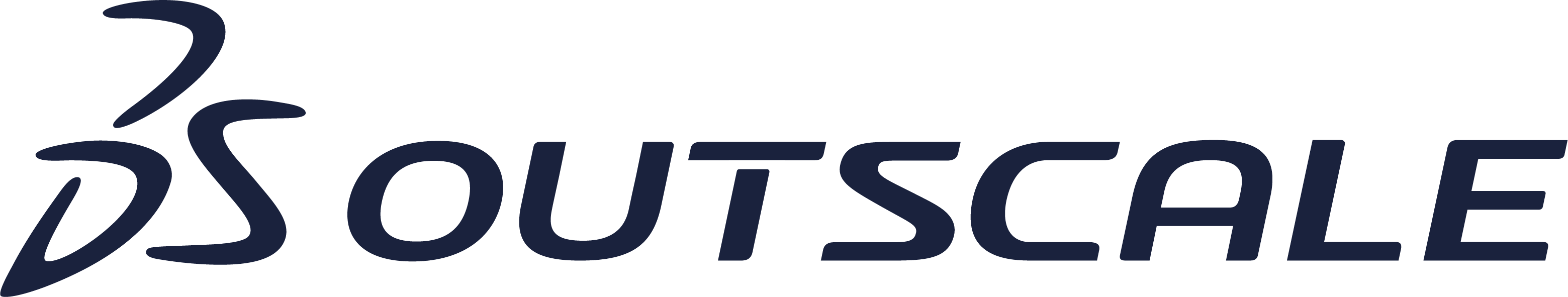 OUTSCALE logo, Dassault Systèmes cloud platform